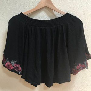 Forever 21 Black Off-the-Shoulder Top